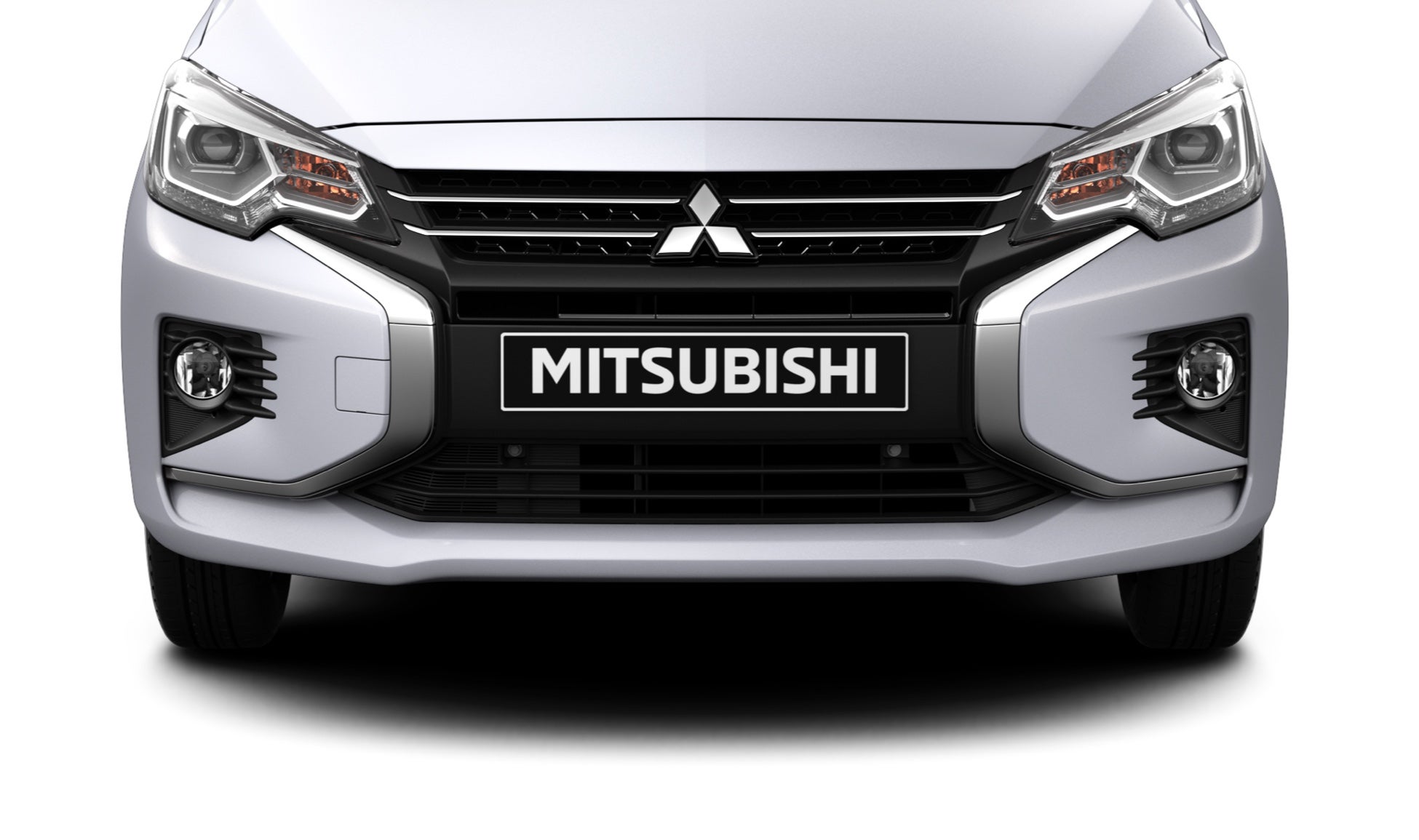 thumbnail image 2 of New Front Upper Grille Assembly For Mitsubishi Mirage 2021-2024 - Chrome Trim 2 of 6